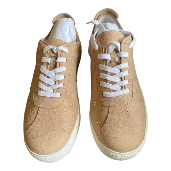 Isaac Mizrahi Shoes - Isaac Mizrahi Live Sneakers Women's 9.5‎ Brown Fawn Rhinestones Faux Suede